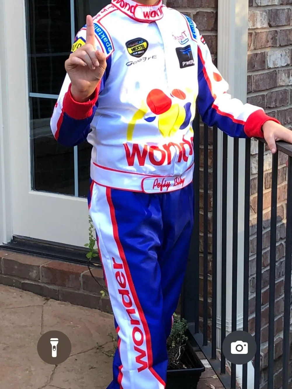 Kids Large Ricky Bobby costume-Talladega Nights
